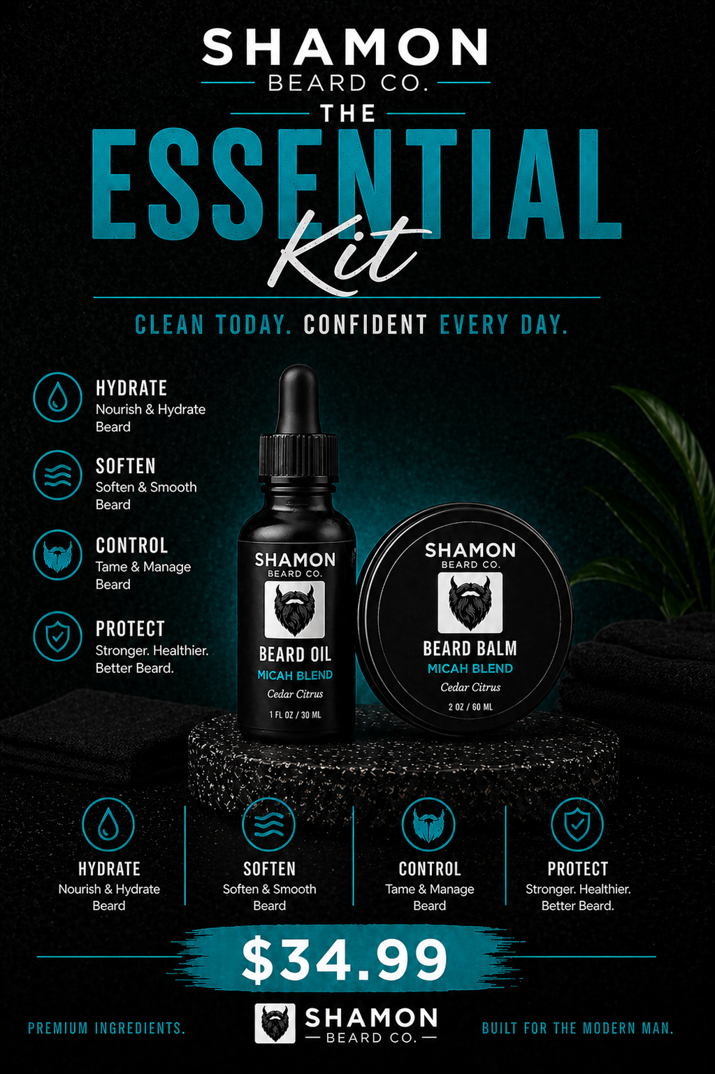 The Essential Kit - Micah Blend -Cedar Citrus
